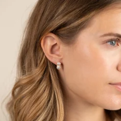 Kelly Perle Guld Øreringe - Sisi Copenhagen