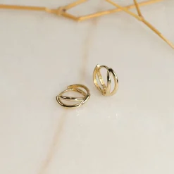 LARISSA SOLID GOLD CREOL EARRING