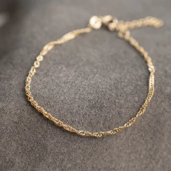 LEONORA SOLID GOLD BRACELET - Sisi Copenhagen