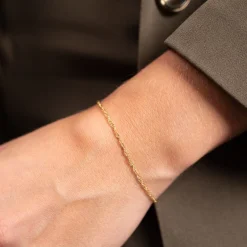 LEONORA SOLID GOLD BRACELET - Sisi Copenhagen
