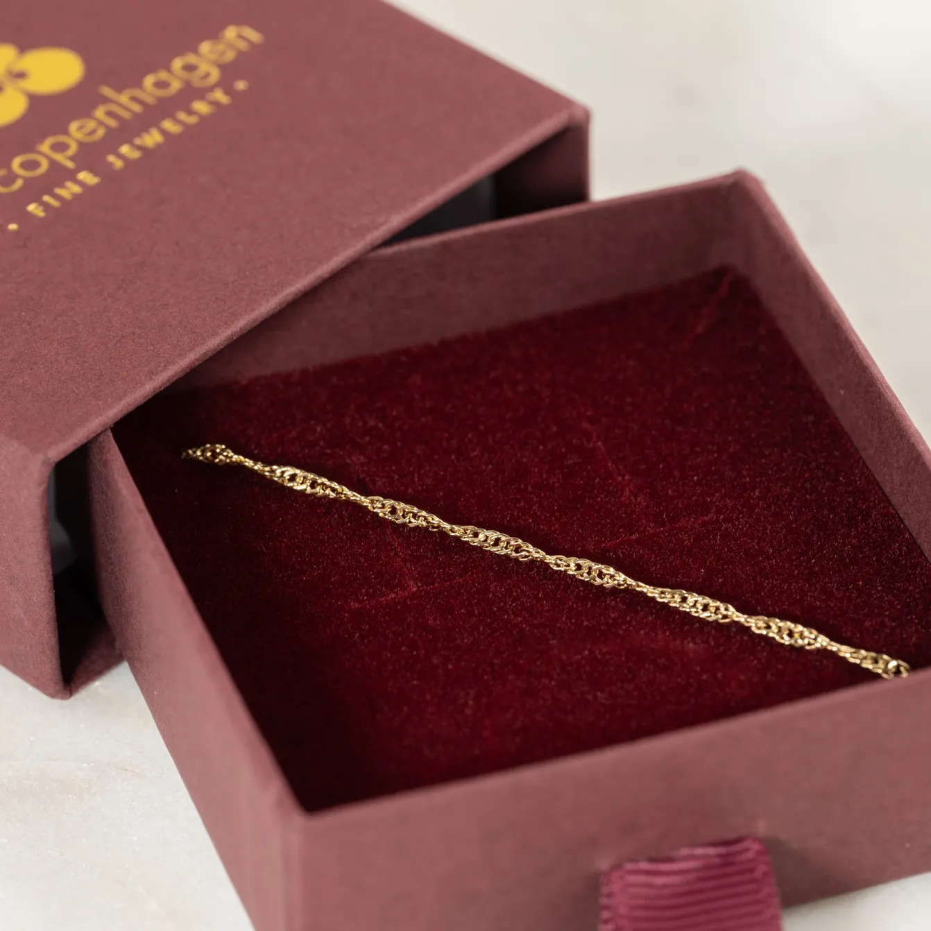 LEONORA SOLID GOLD BRACELET - Sisi Copenhagen