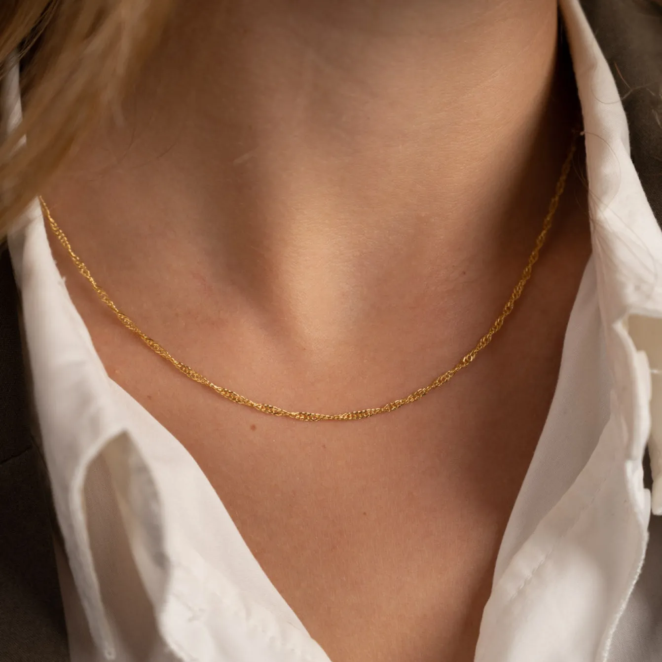 LEONORA SOLID GOLD CHAIN - Sisi Copenhagen