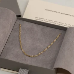 LEONORA SOLID GOLD CHAIN - Sisi Copenhagen