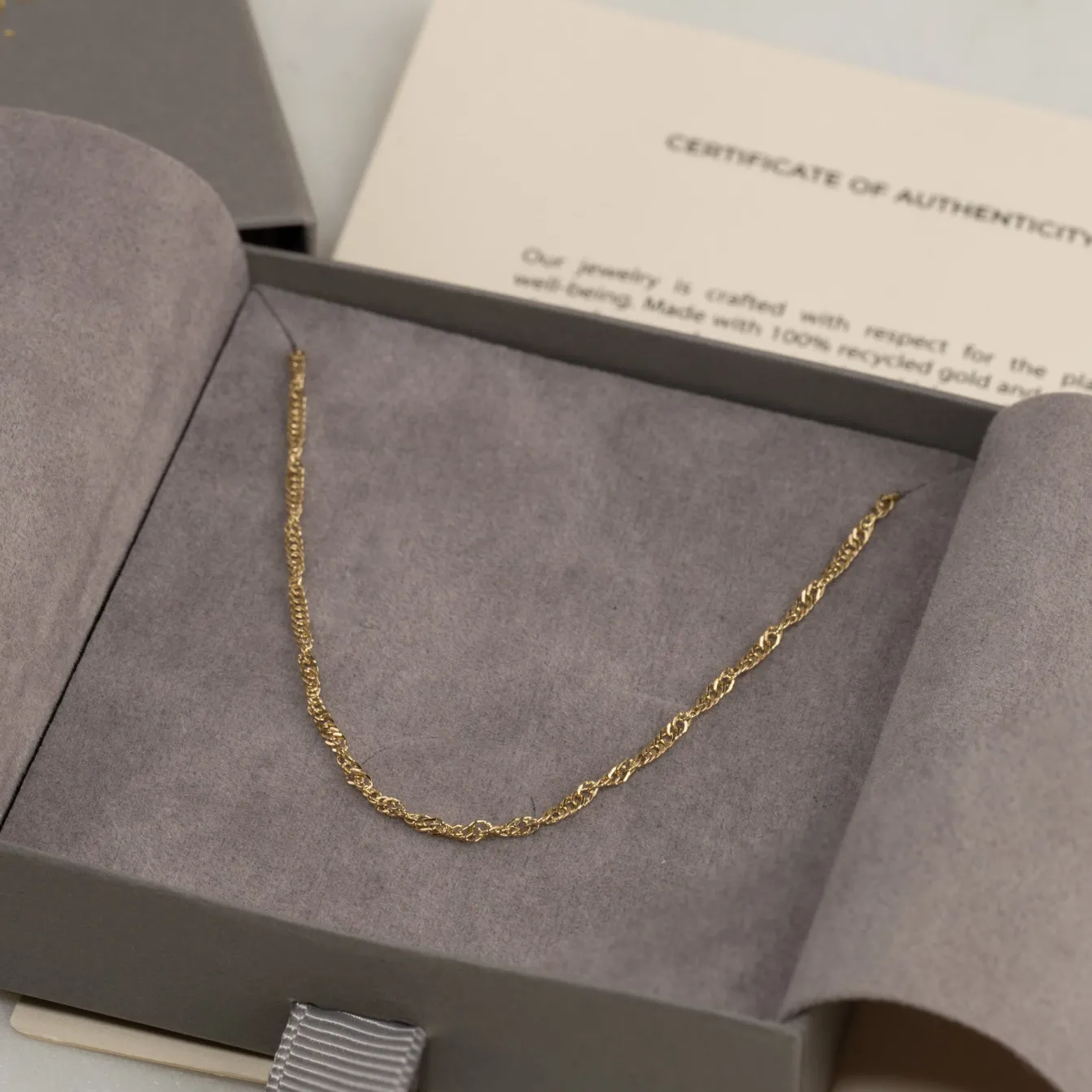 LEONORA SOLID GOLD CHAIN - Sisi Copenhagen