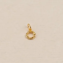 LETTER MOLTEN GOLDEN PENDANT