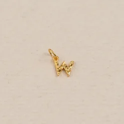 LETTER MOLTEN GOLDEN PENDANT