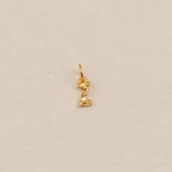 LETTER MOLTEN GOLDEN PENDANT