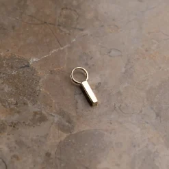 LETTER SOLID GOLD PENDANT