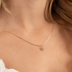 LETTER SOLID GOLD PENDANT