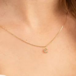 LETTER SOLID GOLD PENDANT