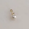 LORA PEARL DIAMOND SOLID GOLD PENDANT