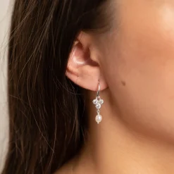 LOUISE PEARL SILVER EARRING - Sisi Copenhagen