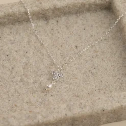 LOUISE PEARL SILVER PENDANT - Sisi Copenhagen