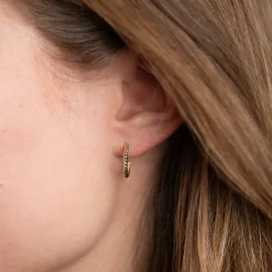 LUCCA SOLID GOLD CREOL EARRING - Sisi Copenhagen