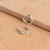 MAIA SILVER HUGGIE EARRING