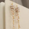 MARINA PEARL GOLDEN EARRING