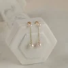 MARIS PEARL SOLID GOLD EARRING