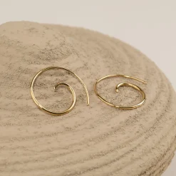 MARTINA GOLDEN CREOL EARRING