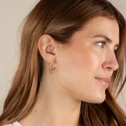 MARTINA GOLDEN CREOL EARRING