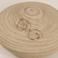 MARTINA GOLDEN CREOL EARRING