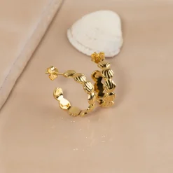 MERINA GOLDEN CREOL EARRING