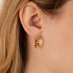 MERINA GOLDEN CREOL EARRING