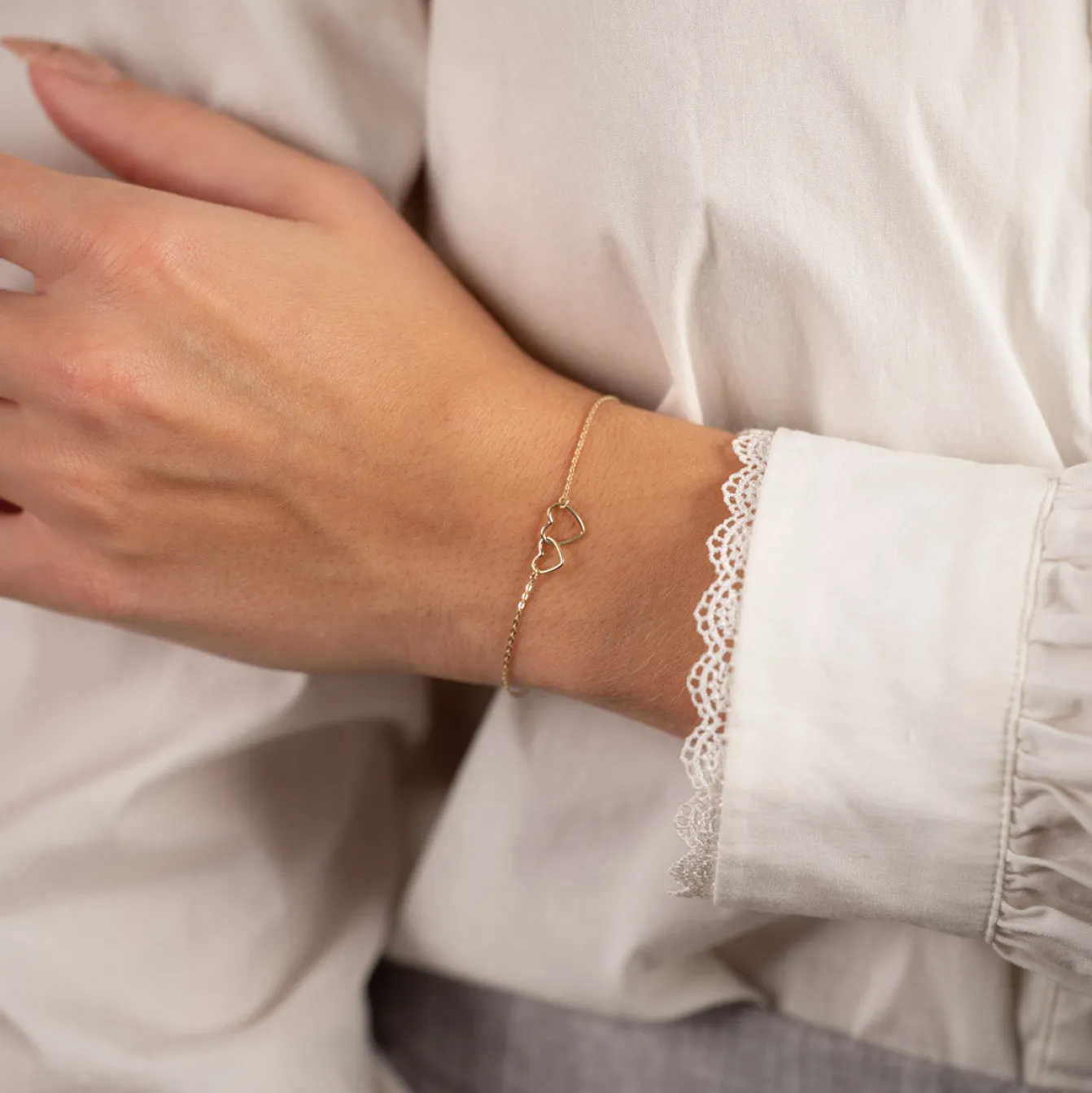 MILA SOLID GOLD BRACELET