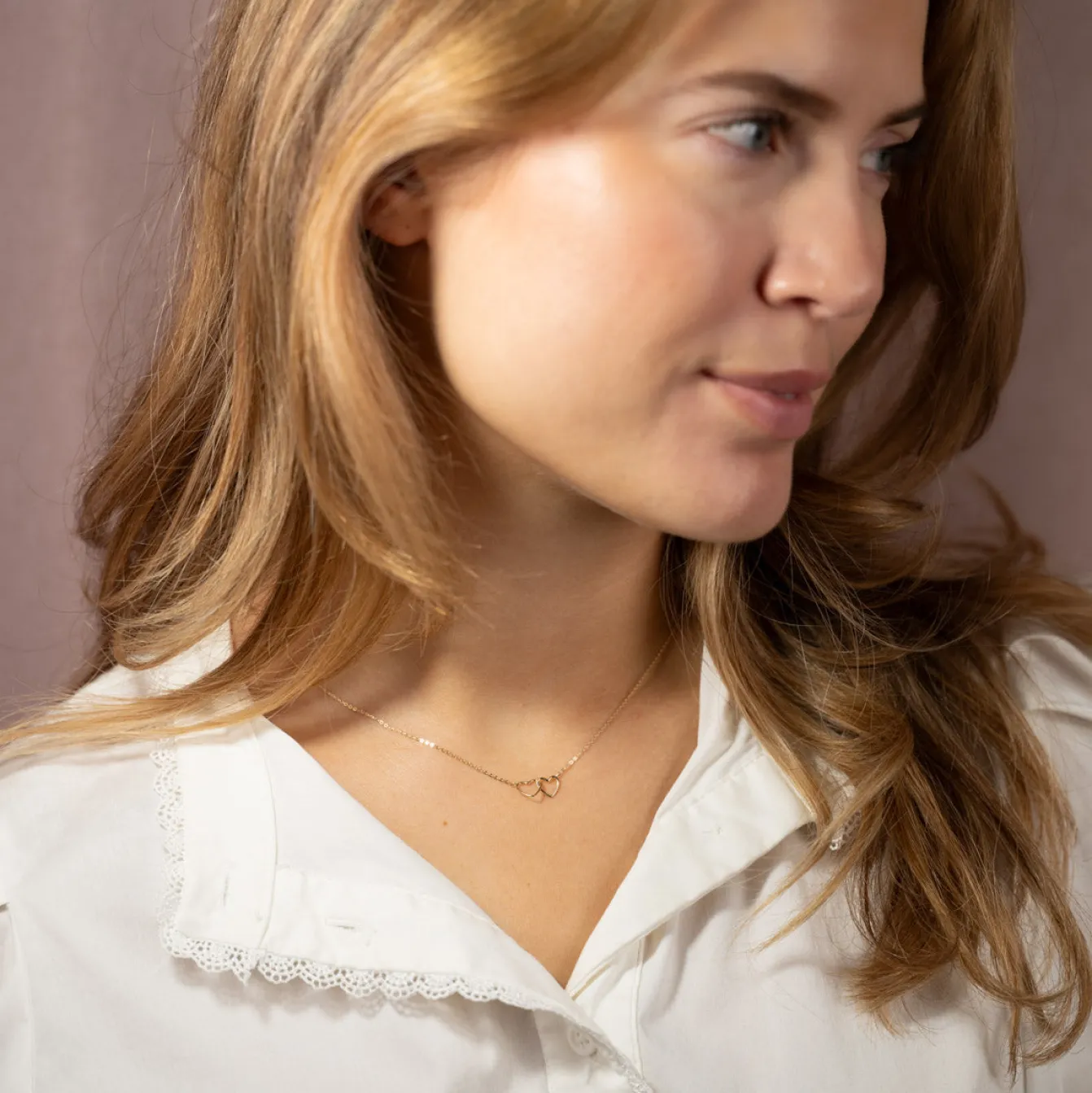 MILA SOLID GOLD NECKLACE