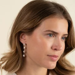 Mollie Perle Sølv Øreringe - Sisi Copenhagen