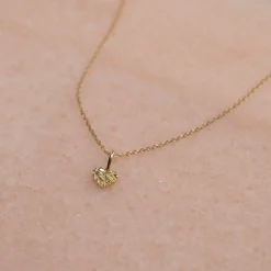 MOLTEN HEART SOLID GOLD PENDANT