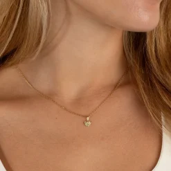 MOLTEN HEART SOLID GOLD PENDANT