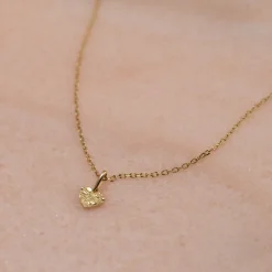 MOLTEN HEART SOLID GOLD PENDANT