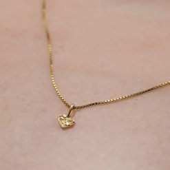 MOLTEN HEART SOLID GOLD PENDANT
