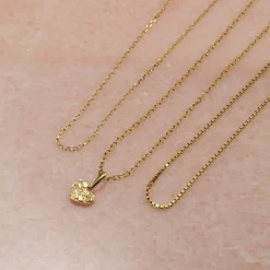 MOLTEN HEART SOLID GOLD PENDANT