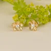 MONA PEARL GOLDEN STUD EARRING