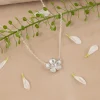 MONA PEARL SILVER CHAIN