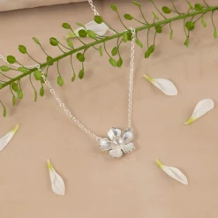 MONA PEARL SILVER CHAIN