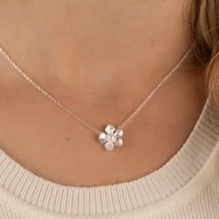 MONA PEARL SILVER CHAIN