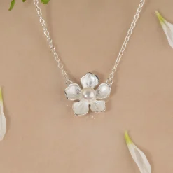 MONA PEARL SILVER CHAIN