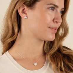 MONA PEARL SILVER CHAIN