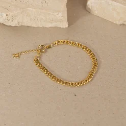 MYNTE LARGE GOLDEN BRACELET - Sisi Copenhagen