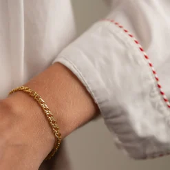 MYNTE LARGE GOLDEN BRACELET - Sisi Copenhagen