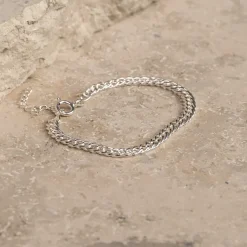 MYNTE LARGE SILVER BRACELET