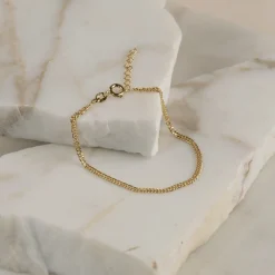 MYNTE SOLID GOLD BRACELET - Sisi Copenhagen