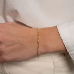 MYNTE SOLID GOLD BRACELET - Sisi Copenhagen