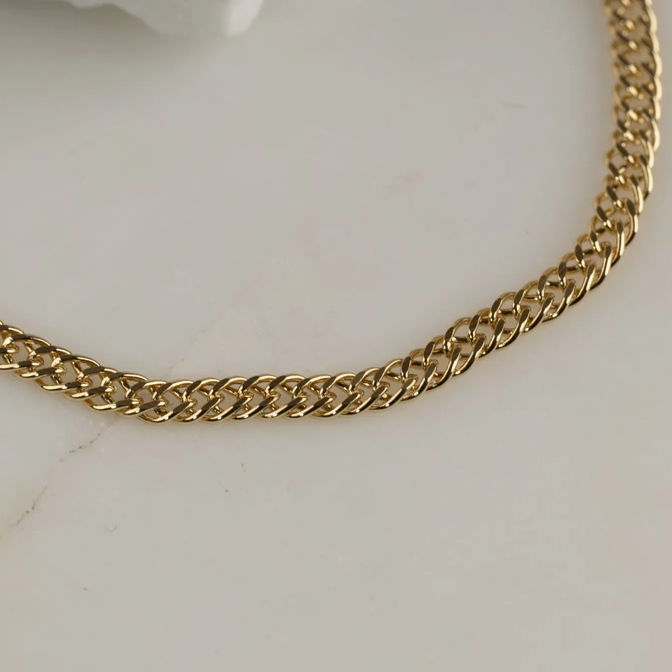 MYNTE SOLID GOLD BRACELET - Sisi Copenhagen