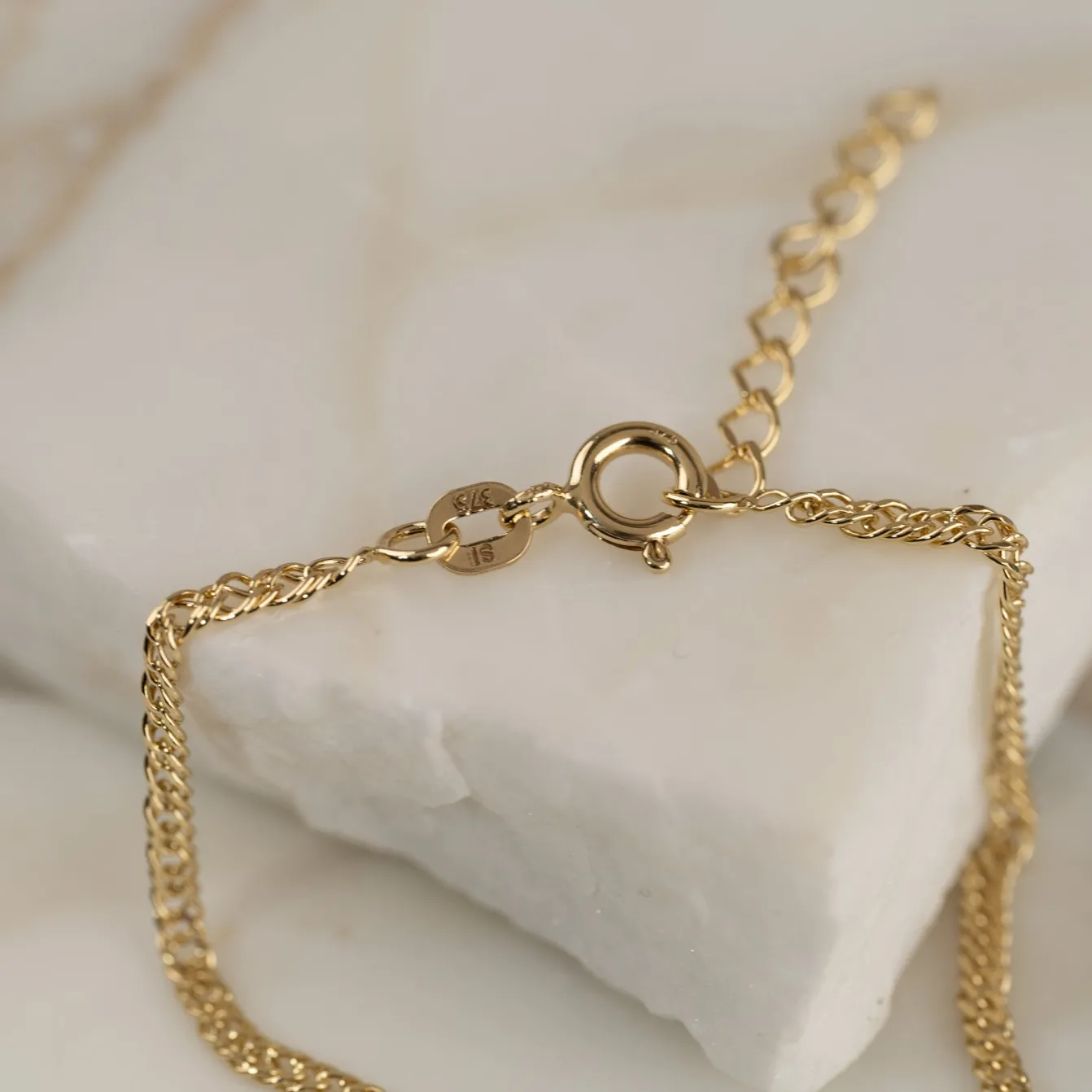 MYNTE SOLID GOLD BRACELET - Sisi Copenhagen