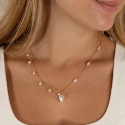 NANNA PEARL GOLDEN NECKLACE