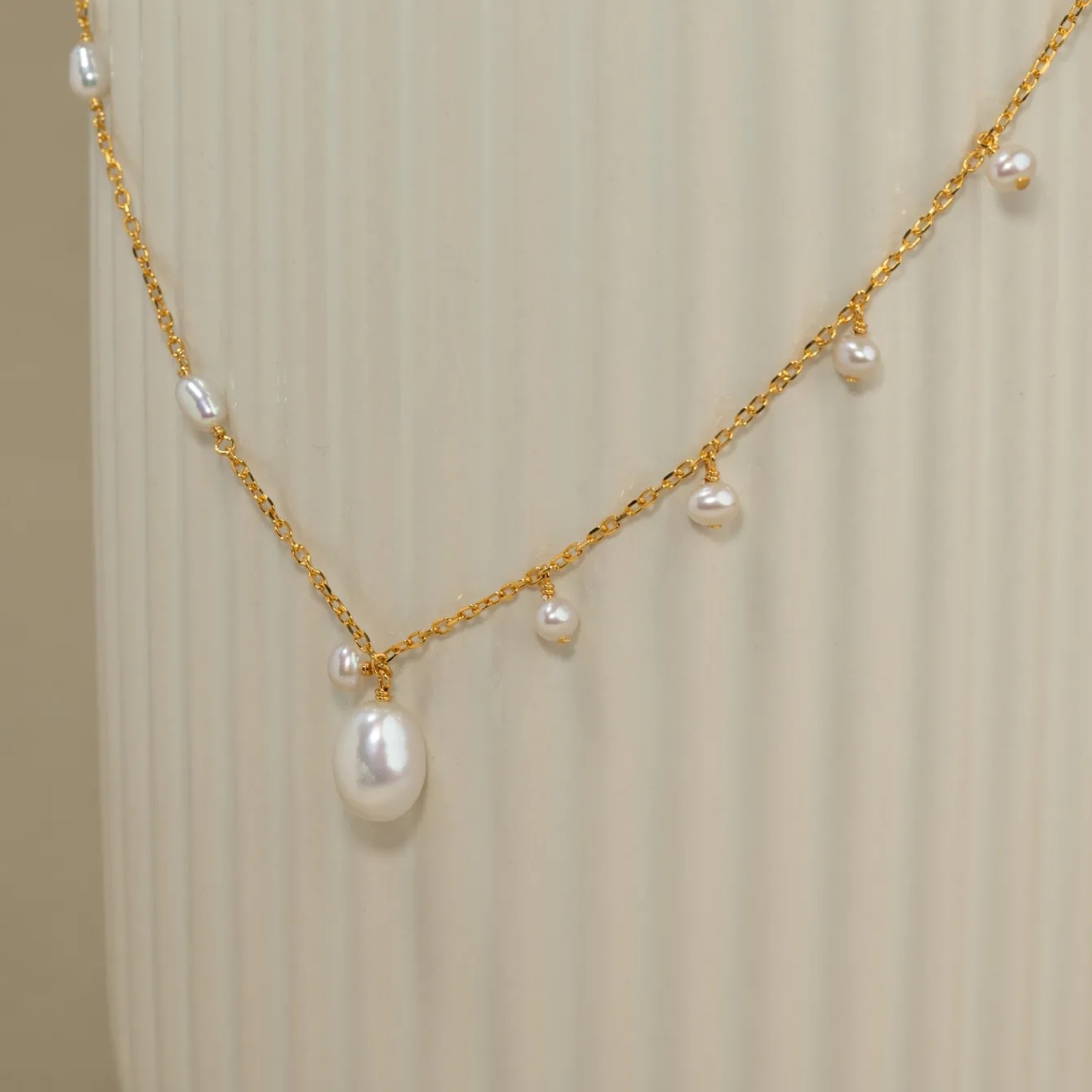 NANNA PEARL GOLDEN NECKLACE