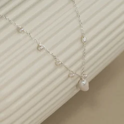 NANNA PEARL SILVER NECKLACE